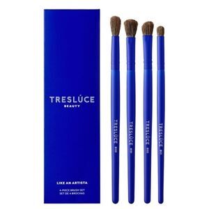 TRESLUCE BEAUTY Like An Artista 4-Piece Eyeshadow Brush Set